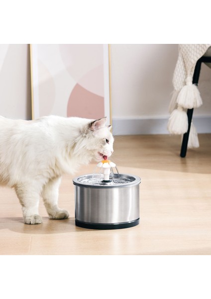 Otomatik Kedi Su Çeşmesi, 84 Oz / 2.5l Filtreli Pet Su Dağıtıcısı, Evcil Hayvanlar Küçük Köpek Elektrikli Sağlıklı Hijyenik Su | Kedi Besleme ve sulama Malzemeleri - (Yurt Dışından) fiyatları