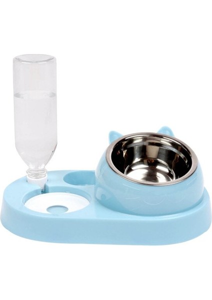 Kedi Otomatik Besleyiciler Su Dağıtıcı Kedi Köpek Içme Kase Köpekler Besleyici Pet Ürünleri Köpek Kaseler Pet Tahıl Dispenseri (Mavi) - (Yurt Dışından)