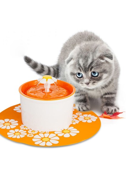 Otomatik Kedi Su Çeşmesi Içme Oto Su Dağıtıcı Besleyici Köpek Su Kasesi Filtrelenmiş Pet Malzemeleri 1.6l Köpek Besleyici Drinker (Turuncu) - (Yurt Dışından) fiyatları