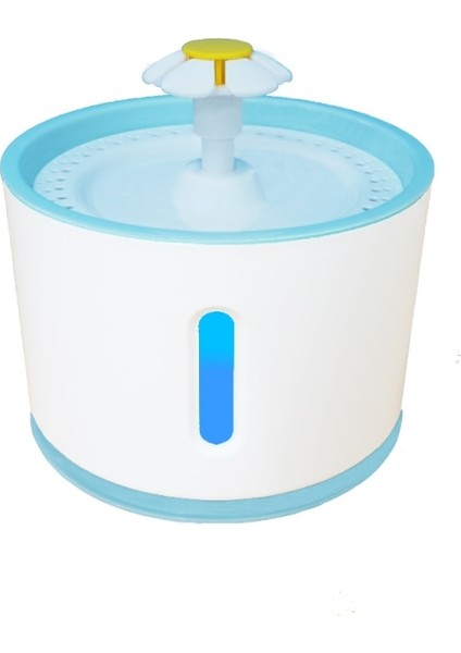 Otomatik Kedi Su Filtresi ile Çeşme 2.4l Pet Içme Su Dağıtıcı Elektrikli USB LED Köpek Kedi Içme Çeşmesi Kedi Besleyici | Kedi Besleme ve sulama Malzemeleri (Mavi) - (Yurt Dışından)