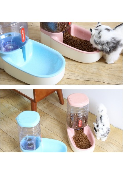 3.8l Pet Otomatik Besleyici Kedi Aksesuarları Için Köpek Kase Besleme Malzemeleri Büyük Kapasiteli Dağıtıcı | Kedi Besleme ve sarf Malzemeleri (Gri) - (Yurt Dışından) fırsatları