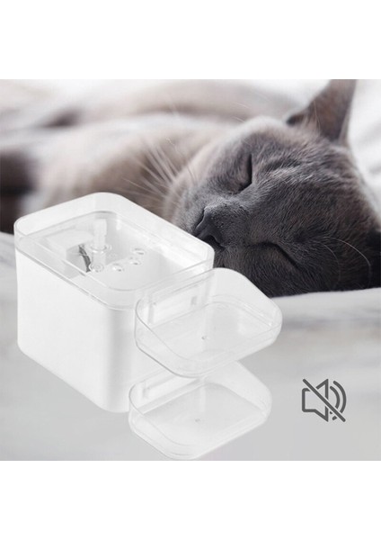 Otomatik Kedi Köpek Su Çeşmesi Akıllı Pet Içme Kase ile Kızılötesi Hareket Sensörü ile Pet Su Dağıtıcı Besleyici ile Aydınlatma (Beyaz) - (Yurt Dışından) fiyatları