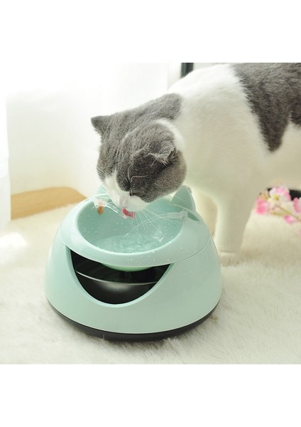 Otomatik Aydınlık Evcil Hayvanlar Su Çeşmesi Kediler Için Çeşme Köpekler USB Elektrikli Su Dağıtıcısı Bir Kedi Için Kaseler Içme (Yeşil) - (Yurt Dışından) fırsatları
