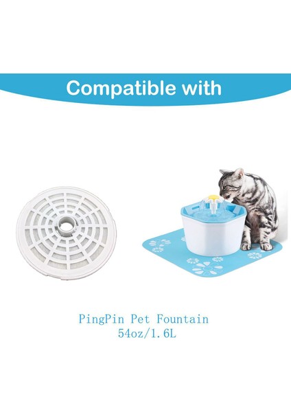 5 Adet Yedek Filtreler Pet Su Çeşmesi Için Aktif Karbon Filtreler Pet Su Özel Dağıtıcı Filtre Aksesuarları | Cat Besleme ve sulama Malzemeleri - (Yurt Dışından) modelleri