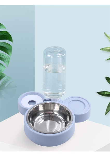 Pet Kedi Kase Otomatik Besleyici Köpek Kedi Gıda Kase Su Çeşmesi ile Çift Kase Içme Kediler Için Yükseltilmiş Standı Çanak Kaseleri - (Yurt Dışından) fiyatları
