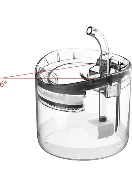 Şeffaf Pet Kedi Su Çeşmesi Filtre ile 1.6l Otomatik Köpek Su Dağıtıcı Musluk Tuzlular Içme Kase Besleyici | Kedi Besleme ve sulama Malzemeleri - (Yurt Dışından) fiyatları