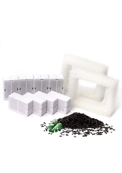 Kedi Çeşmesi Filtre Pet Su Dağıtıcı Kedi Köpek Besleyici Için Aktif Karbon Filtre 8 Filtreler 2 Köpük | Kedi Besleme ve sulama Malzemeleri - (Yurt Dışından)