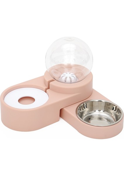 Pet Kabarcık Otomatik Kedi Su Çeşmesi Evcil Hayvanlar Için Su Dağıtıcı Büyük Içme Kase Kedi Içecek 1.8l Elektrik Yok | Kedi Besleme ve sulama Malzemeleri (Pembe) - (Yurt Dışından)