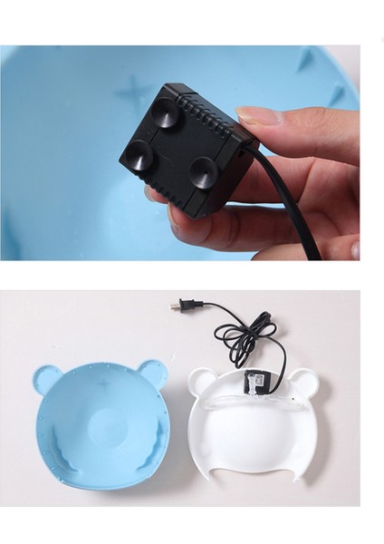 Otomatik Aydınlık Evcil Hayvanlar Su Çeşmesi Kediler Için Çeşme Köpekler USB Elektrikli Su Dağıtıcısı Bir Kedi Için Kaseler Içme (Siyah) - (Yurt Dışından)