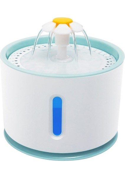 2.4l Otomatik Kedi Su Çeşmesi LED Elektrik Sessiz Su Besleyici USB Köpek Pet Drinker Kase Kedi Köpek Için Pet Içme Dağıtıcısı (Yeşil) - (Yurt Dışından)