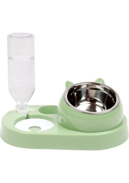 Kedi Otomatik Besleyiciler Su Dağıtıcı Kedi Köpek Içme Kase Köpekler Besleyici Pet Ürünleri Köpek Kaseler Pet Tahıl Dispenseri (Yeşil) - (Yurt Dışından)