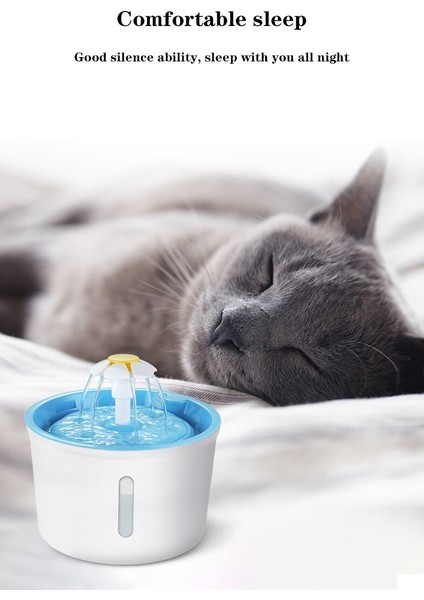 1.6l Otomatik Kedi Su Çeşmesi LED Elektrikli Dilsiz Su Besleyici USB Köpek Pet Drinker Kase Kedi Köpek Için Pet Içme Dağıtıcısı | Kedi Besleme ve sulama Malzemeleri - (Yurt Dışından) fiyatları
