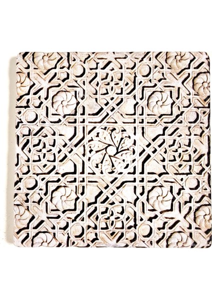 Dekoratif Figürlü Doğal Taş Gider Kapağı Banyo Süsü Tekli 10 x 10 cm