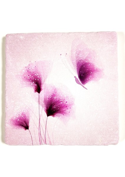 Dekoratif Figürlü Doğal Taş Gider Kapağı Banyo Süsü Tekli 10 x 10 cm