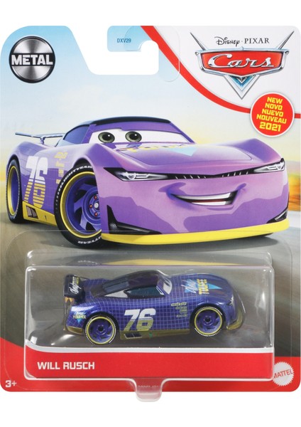 Cars 3 Tekli Karakter Araçlar Will Rusch GRR63 fiyatları