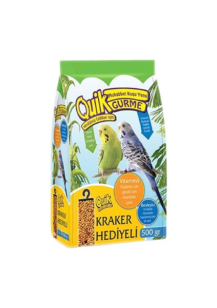 Quik Gurme Muabbet Kuşu Yemi (500 G)