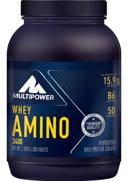 Whey Amino 3400 300 Tablet