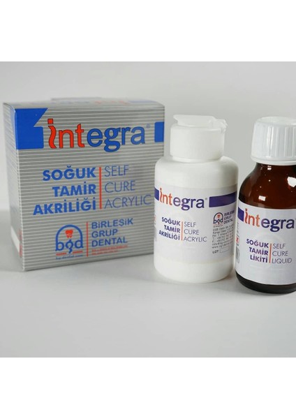 Cokleas Diş Hekimliği Fakültesi Öğrencileri Için Soğuk Tamir Akriliği 80 gr Akrilik + 50 ml Likit (Beyaz)