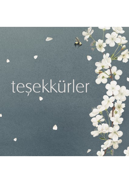 Teşekkür Kartı (5,5X5,5)100 Adet