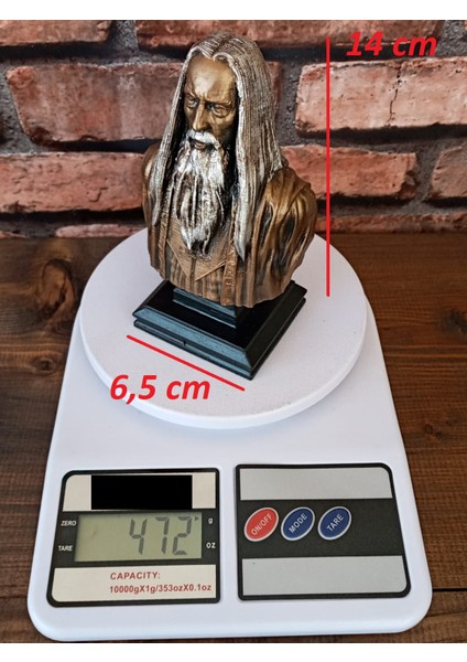 Saruman Büst Figür Polyester indirimleri