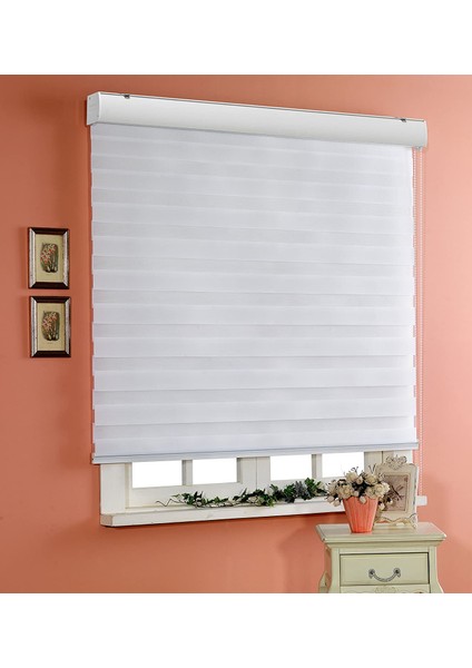 Beyaz Zebra Stor Perde modelleri