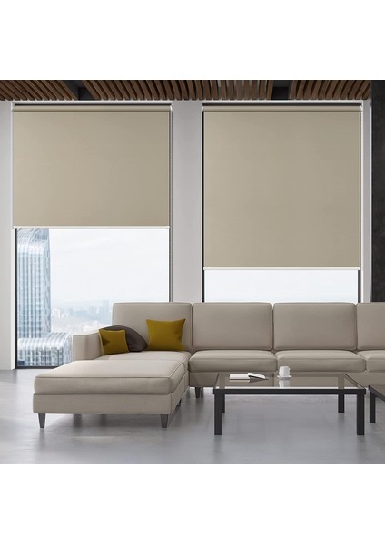 Düz Bej Stor Perde fiyatları