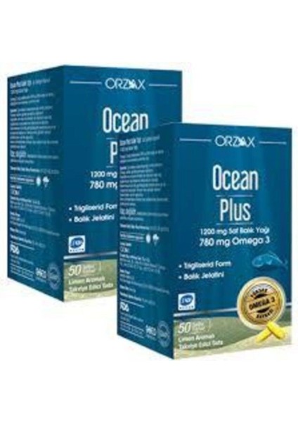Plus Omega 3 1200MG 50 Kapsül 2 Adet