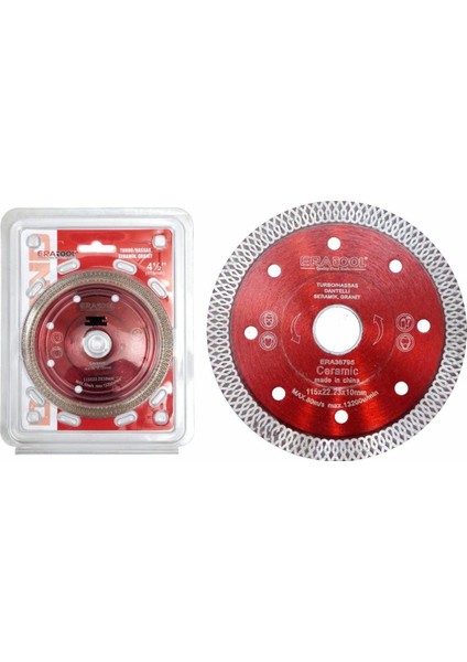 Turbo/hassas Dantelli Seramik, Granit Daire Testere