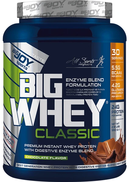 Bigjoy Sports Bigjoy Big Whey Classic Whey Protein 990 gr Çikolata Aromalı