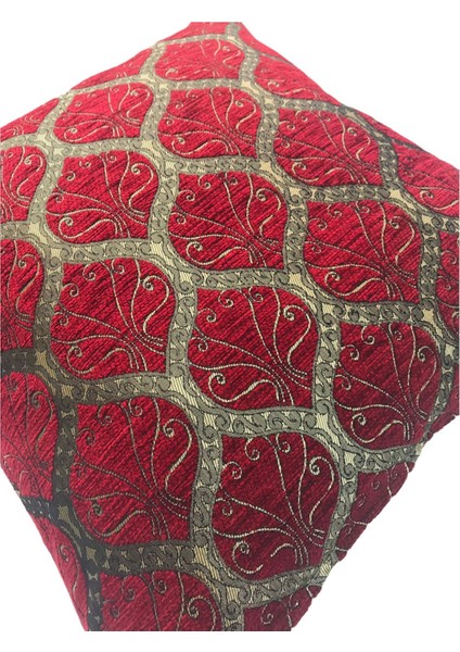 Osmanlı Desenli Bordo Kırlent Kılıfı 45 x 45 cm. fiyatları