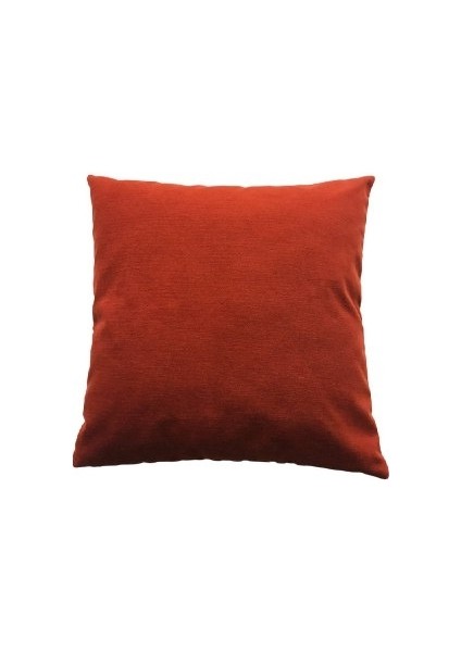 Labirent Desenli Kiremit Kırlent Kılıfı 45 x 45 cm.
