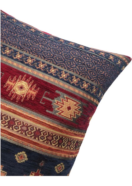 Kilim Desenli Lacivert Kırlent Kılıfı 45 x 45 cm. modelleri