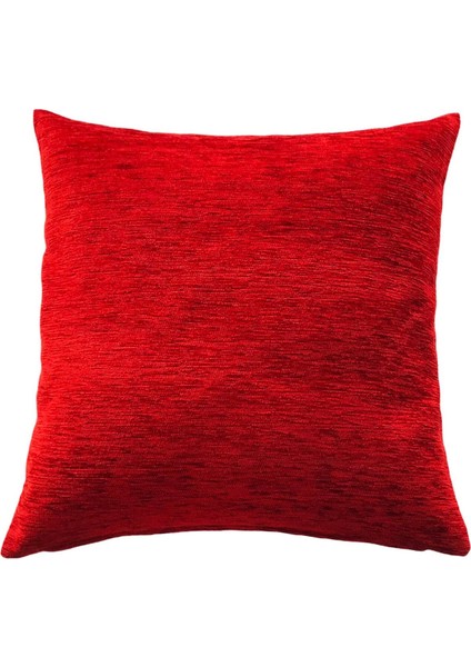 Kırmızı Kırlent Kılıfı 45 x 45 cm.