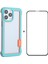 Çerçevesiz Pc Durumda + Cam Film Apple iPhone 13 Pro Blue (Yurt Dışından) 1