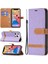 Apple İphone 13 Pro Için Denim Doku Deri Kılıf Purple (Yurt Dışından) 1