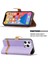 Apple İphone 13 Pro Için Denim Doku Deri Kılıf Purple (Yurt Dışından) 4