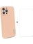 Silikon Kılıf + Cam Koruyucu Apple iPhone 13 Pro Pink (Yurt Dışından) 1