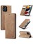 CASEME-013 Apple iPhone 13 Pro Için Deri Kılıf Brown (Yurt Dışından) 1