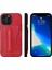 Pu Deri Kılıf Apple iPhone 13 Pro Red (Yurt Dışından) 1