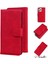 Cilt Saf Renkli Deri Kılıf Hissediyor Apple İphone 13 Pro Red (Yurt Dışından) 1