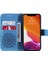 Apple İphone 13 Pro Için Ayçiçeği Desen Deri Kılıf Blue (Yurt Dışından) 5