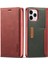 LC-001 Serisi Buzlu Deri Kılıf Apple iPhone 13 Pro Red (Yurt Dışından) 1