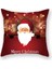 Şeftali Cilt Noel Yastık Kılıfı Kardan Adam Santa (Yurt Dışından) 1