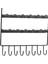 160 Delik 10 Kanca Duvara Monte Mücevherat Ekran Tand Organizatör Askı S (Yurt Dışından) 4