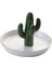 Kişiselleştirilmiş Kaktüs Seramik Brinks Tepsi Kolye Takı Tepsi Ev Dekor Yeşil (Yurt Dışından) 1