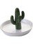 Kişiselleştirilmiş Kaktüs Seramik Brinks Tepsi Kolye Takı Tepsi Ev Dekor Yeşil (Yurt Dışından) 4