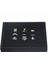 Siyah Kadife Takı Vitrin Istiflenebilir Mücevher Tepsi Kılıfı Kutusu 20X1X3CM - 5 (Yurt Dışından) 2