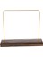 Ahşap Baz T-Bar Ekran Standı Raf Vitrin Küpe Kolye 20X5X17 cm (Yurt Dışından) 2