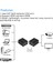 4896 RJ45 VGA Ek Uzatici CAT5E 6 Kablos Extender 60 Metre 4