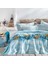 Bedding Aquamarine Tek Kişilik Pike Takımı - Turkuaz 2